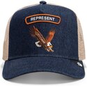 lippikset-kaareva-rekka-laivastonsininen-snapback-represent-rocker-denim-after-dark-the-farm-goorin-bros
