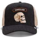 lippikset-kaareva-rekka-musta-snapback-cancelled-rocker-denim-after-dark-the-farm-goorin-bros