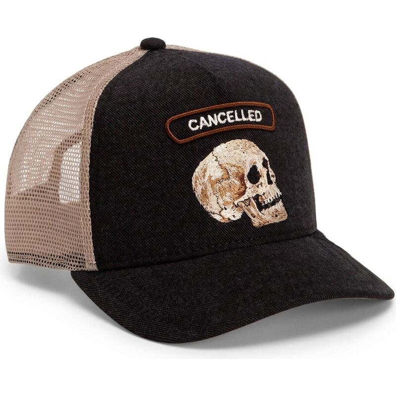 lippikset-kaareva-rekka-musta-snapback-cancelled-rocker-denim-after-dark-the-farm-goorin-bros
