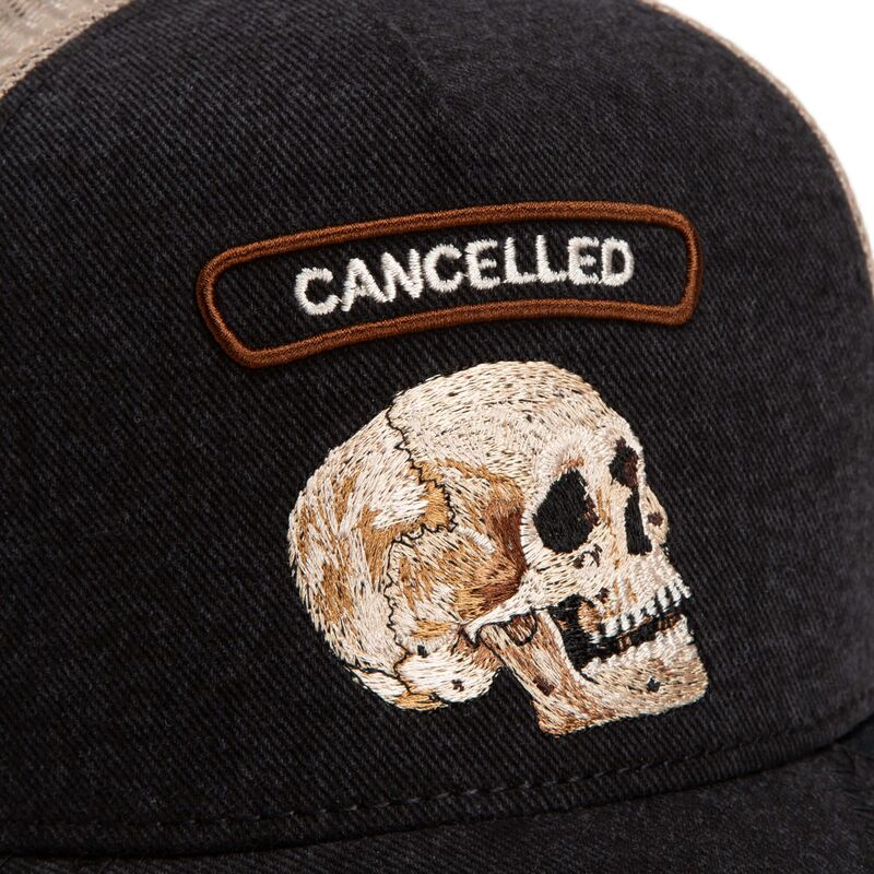 lippikset-kaareva-rekka-musta-snapback-cancelled-rocker-denim-after-dark-the-farm-goorin-bros