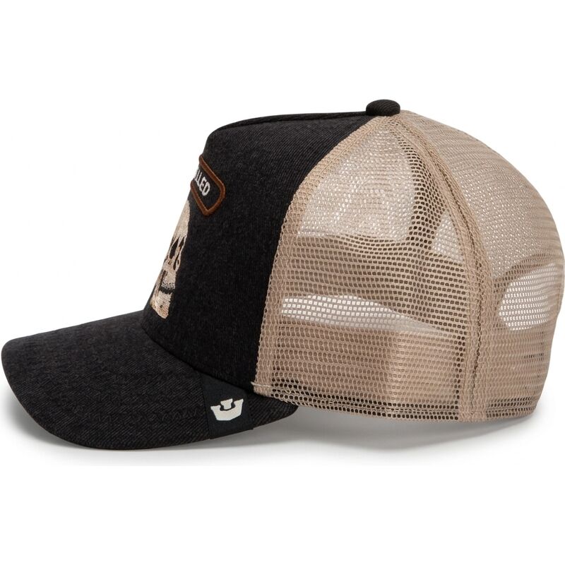 lippikset-kaareva-rekka-musta-snapback-cancelled-rocker-denim-after-dark-the-farm-goorin-bros