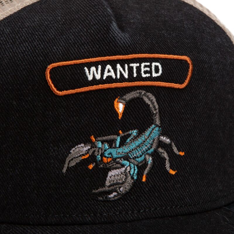 lippikset-kaareva-rekka-musta-snapback-wanted-rocker-denim-after-dark-the-farm-goorin-bros