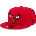 lippikset-littea-punainen-istuva-59fifty-side-script-chicago-bulls-nba-new-era