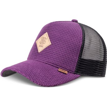 Lippikset kaareva rekka violetti snapback HFT Knitted Fab Djinns