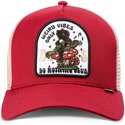 lippikset-kaareva-rekka-punainen-snapback-hft-do-nothing-club-weird-vibes-frog-djinns