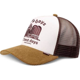 Lippikset kaareva rekka ruskea snapback HFT Lazy Days Djinns