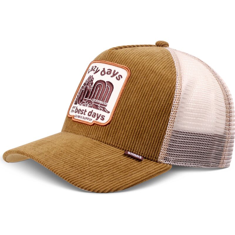 lippikset-kaareva-rekka-ruskea-snapback-hft-lazy-days-djinns