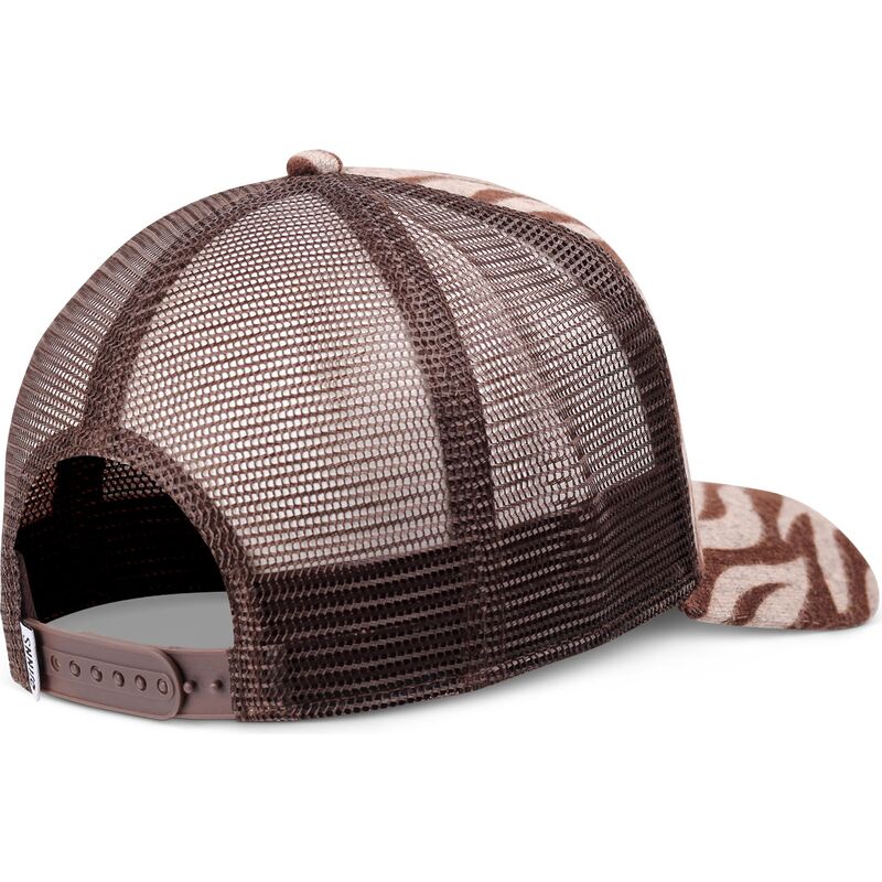 lippikset-kaareva-rekka-ruskea-snapback-hft-rubbertigerstripes-djinns