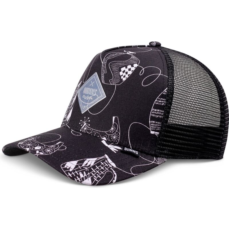 lippikset-kaareva-rekka-musta-snapback-hft-bottles-djinns