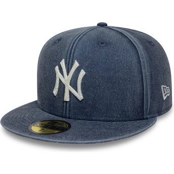 Lippikset litteä laivastonsininen istuva 59FIFTY Washed New York Yankees MLB New Era