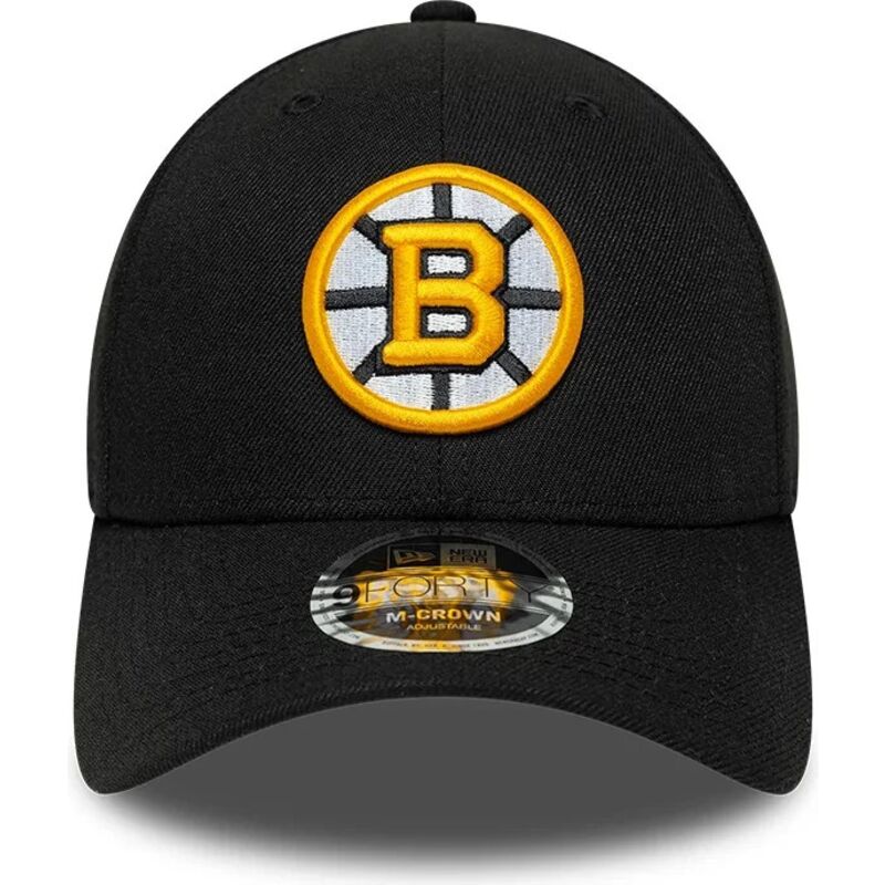 lippikset-kaareva-musta-snapback-9forty-m-crown-team-boston-bruins-nhl-new-era