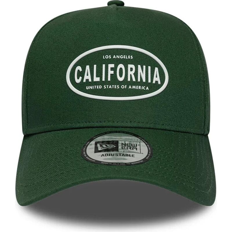 lippikset-kaareva-vihrea-snapback-9forty-e-frame-rubber-california-los-angeles-new-era