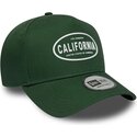 lippikset-kaareva-vihrea-snapback-9forty-e-frame-rubber-california-los-angeles-new-era