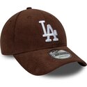 lippikset-kaareva-ruskea-snapback-9forty-entry-cord-los-angeles-dodgers-mlb-new-era