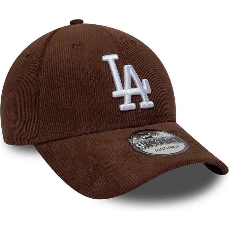 lippikset-kaareva-ruskea-snapback-9forty-entry-cord-los-angeles-dodgers-mlb-new-era