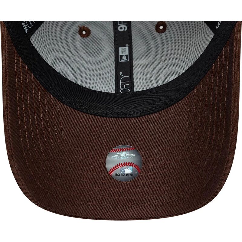 lippikset-kaareva-ruskea-snapback-9forty-entry-cord-los-angeles-dodgers-mlb-new-era