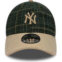 lippikset-kaareva-vihrea-saadettava-nauha-9twenty-mix-check-new-york-yankees-mlb-new-era