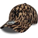 lippikset-kaareva-leopardi-saadettava-nauha-9forty-ocelot-print-new-york-yankees-mlb-new-era