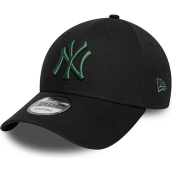Lippikset kaareva musta säädettävä nauha 9FORTY League Essential New York Yankees MLB New Era