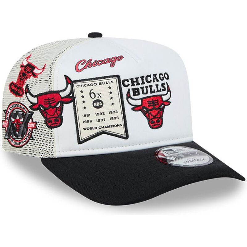 lippikset-kaareva-rekka-valkoinen-snapback-hardwood-classics-9fifty-a-frame-precurved-chicago-bulls-nba-new-era