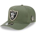 lippikset-kaareva-vihrea-snapback-9fifty-a-frame-precurved-side-pin-las-vegas-raiders-nfl-new-era