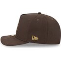 lippikset-kaareva-ruskea-snapback-9fifty-a-frame-precurved-visor-pin-los-angeles-dodgers-mlb-new-era