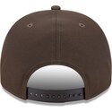 lippikset-kaareva-ruskea-snapback-9fifty-a-frame-precurved-visor-pin-los-angeles-dodgers-mlb-new-era