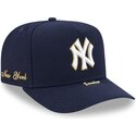 lippikset-kaareva-laivastonsininen-snapback-9fifty-a-frame-precurved-visor-pin-new-york-yankees-mlb-new-era