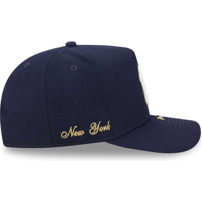 lippikset-kaareva-laivastonsininen-snapback-9fifty-a-frame-precurved-visor-pin-new-york-yankees-mlb-new-era
