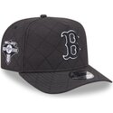 lippikset-kaareva-musta-snapback-9fifty-a-frame-precurved-checkered-boston-red-sox-mlb-new-era