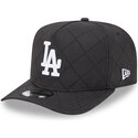 lippikset-kaareva-musta-snapback-9fifty-a-frame-precurved-checkered-los-angeles-dodgers-mlb-new-era