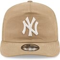 lippikset-kaareva-beige-snapback-19twenty-precurved-new-york-yankees-mlb-new-era