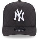 lippikset-kaareva-musta-snapback-9fifty-a-frame-precurved-checkered-new-york-yankees-mlb-new-era