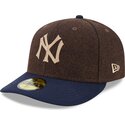 lippikset-kaareva-ruskea-istuva-59fifty-precurved-new-york-yankees-mlb-new-era