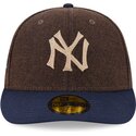 lippikset-kaareva-ruskea-istuva-59fifty-precurved-new-york-yankees-mlb-new-era
