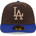 lippikset-kaareva-ruskea-istuva-59fifty-precurved-los-angeles-dodgers-mlb-new-era