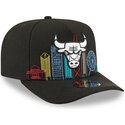 lippikset-kaareva-musta-snapback-9fifty-a-frame-precurved-skyline-chicago-bulls-nba-new-era