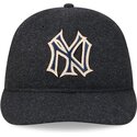 lippikset-kaareva-musta-saadettava-nauha-9fifty-retro-crown-precurved-new-york-yankees-mlb-new-era