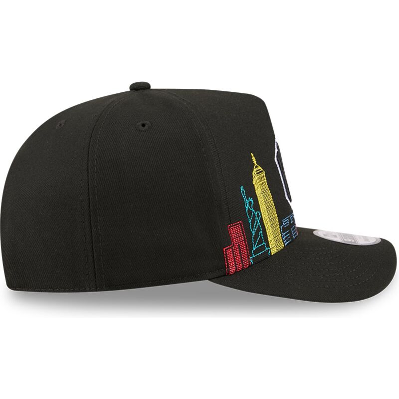 lippikset-kaareva-musta-snapback-9fifty-a-frame-precurved-skyline-new-york-yankees-mlb-new-era