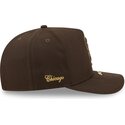 lippikset-kaareva-ruskea-snapback-9fifty-a-frame-precurved-visor-pin-chicago-white-sox-mlb-new-era