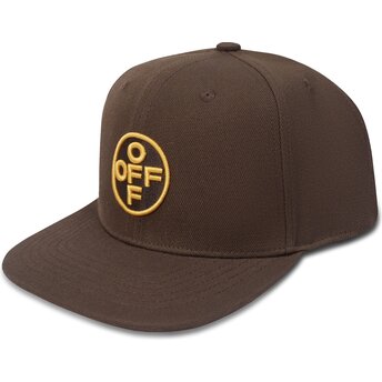 Lippikset litteä ruskea snapback Off Embroidered Twill L/AB c/o Off-White™