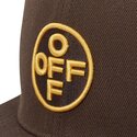 lippikset-littea-ruskea-snapback-off-embroidered-twill-l-ab-c-o-off-white