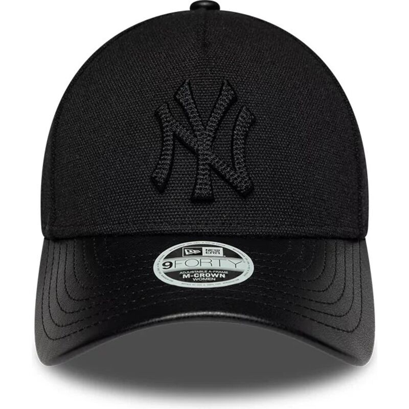 lippikset-kaareva-musta-saadettava-nauha-9forty-m-crown-a-frame-fabric-mix-new-york-yankees-mlb-new-era