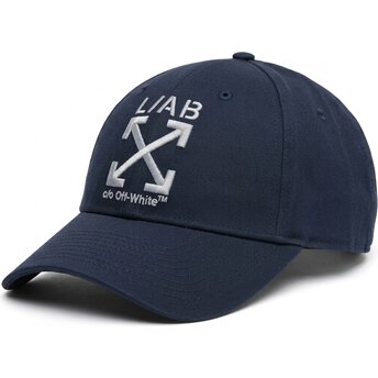 Lippikset kaareva laivastonsininen säädettävä nauha Clamp Arrows Twill L/AB c/o Off-White™