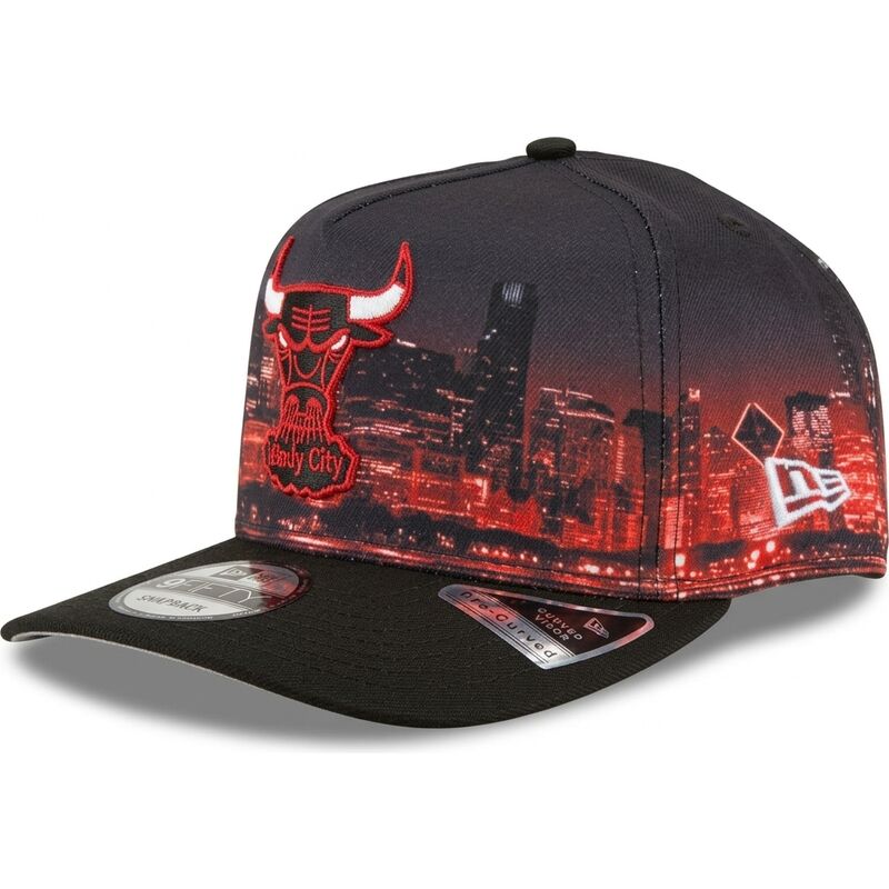 lippikset-kaareva-monivarinen-snapback-9fifty-a-frame-precurved-skyline-chicago-bulls-nba-new-era
