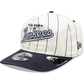 Lippikset kaareva laivastonsininen snapback 19TWENTY Pinstripe New York Yankees MLB New Era
