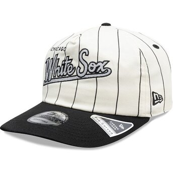 Lippikset kaareva musta snapback 19TWENTY Pinstripe Chicago White Sox MLB New Era