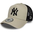 lippikset-kaareva-rekka-beige-snapback-a-frame-league-essential-new-york-yankees-mlb-new-era