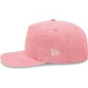 lippikset-kaareva-vaaleanpunainen-saadettava-nauha-19twenty-precurved-corduroy-pastel-new-york-yankees-mlb-new-era