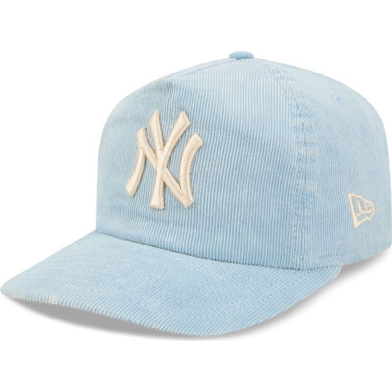 lippikset-kaareva-sininen-saadettava-nauha-19twenty-precurved-corduroy-pastel-new-york-yankees-mlb-new-era